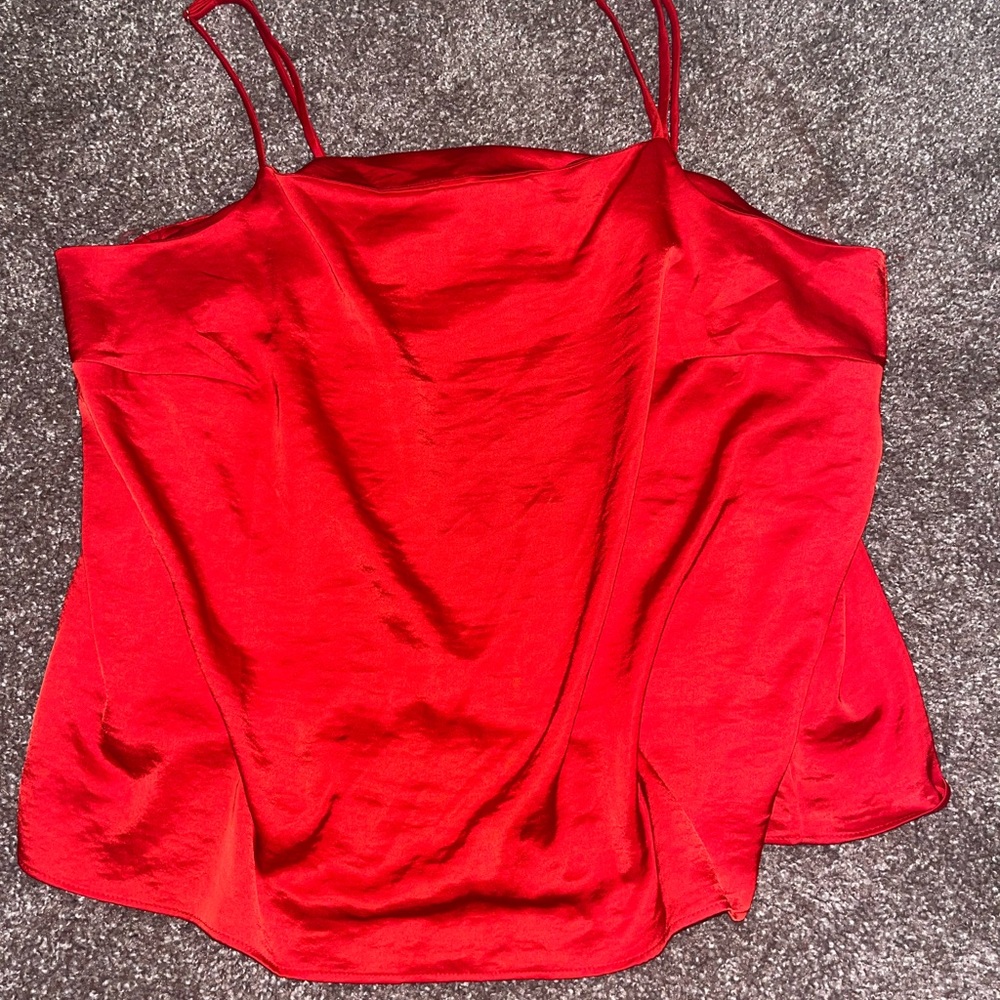 Elegant Red Women's Top